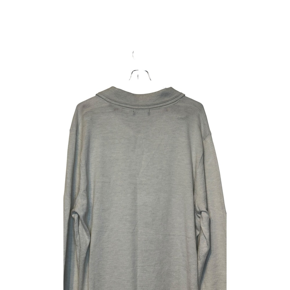 Tahari Men's Sweater Polo Heather Collared Pullover Long Sleeve Grey Medium NWT - Picture 11 of 11